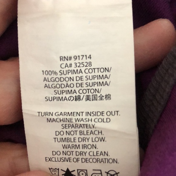 ARMANI Exchange Purple Romper Size Medium - Picture 6 of 6